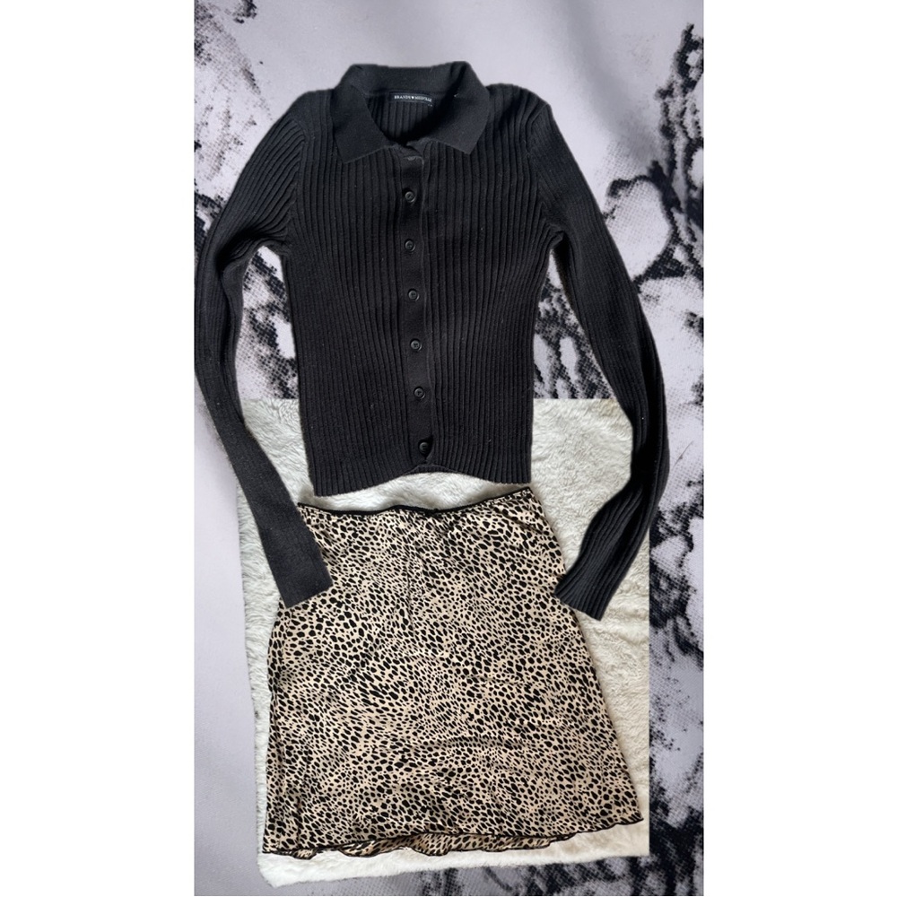 Brandi Melville long sleeve too, skirt not included